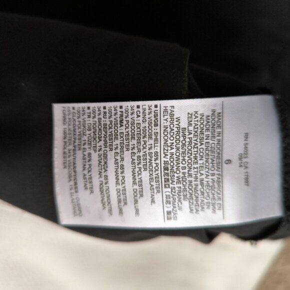 Banana Republic Quiet Luxury Two Toned Mod Retro Stretch Skirt 6 - Picture 7 of 8